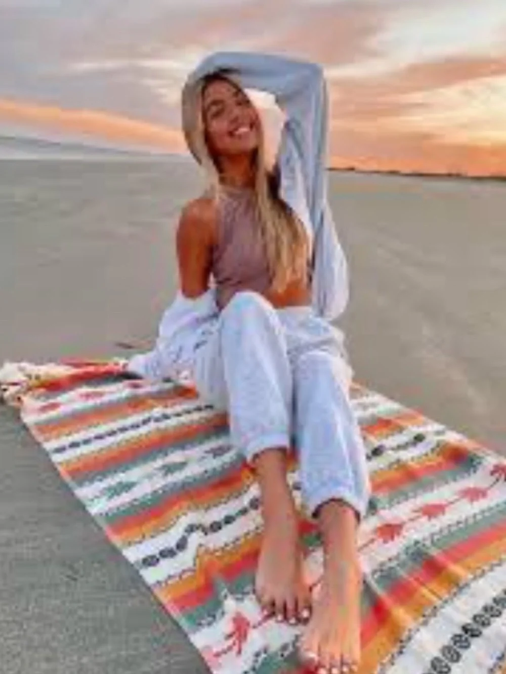 NWT RARE Sand Cloud Serape Towel